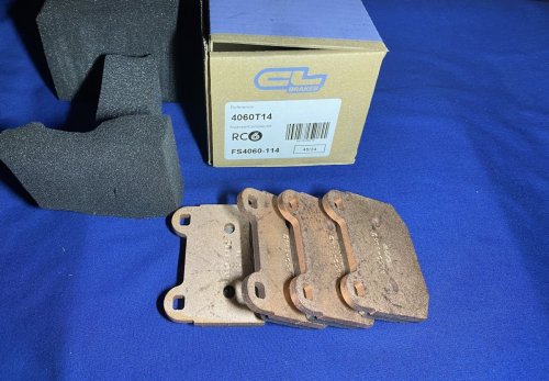 Front Pads - CL Brakes Carbone Lorraine RC6 - VX220 / Opel Speedster - 4060T14 RC6
