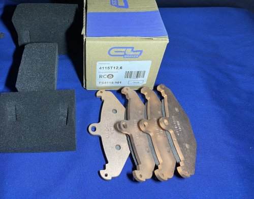 Rear Pads - CL Brakes Carbone Lorraine RC6 - VX220 / Opel Speedster - 4115T12.6 RC6